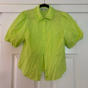 Walter Baker Lime Green Verene Shirt